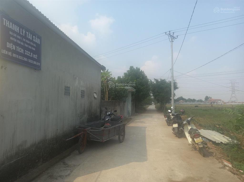 Ngân hàng thanh lý nhà đất tại khu 1, tt tiền hải, thái bình  03749740