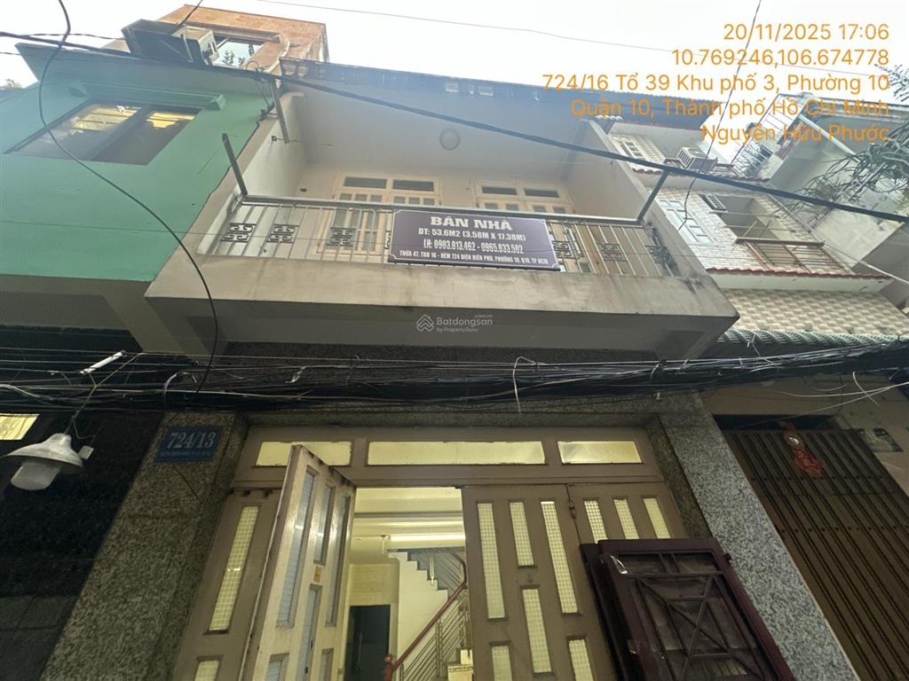 Ngân hàng bán trực tiếp 53.6m2 đất tại điện biên phủ, p10, q10, hồ chí minh02647512