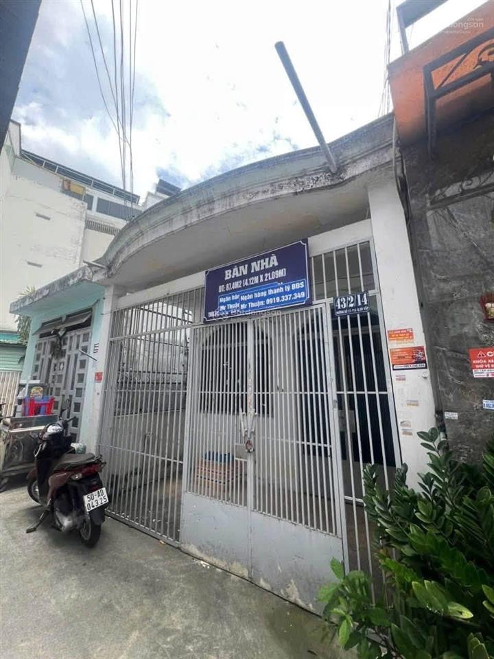 Bán nhà trung tâm gò vấp (td610, tbd32, 43/2/14 đường số 27, phường 6, quận gò vấp, tp. hcm)