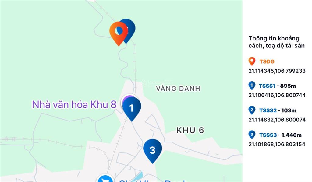 Ngân hàng thanh lý 211.2m2 đất tại td10, khu 9, phường vàng danh, uông bí, quảng ninh  00270412