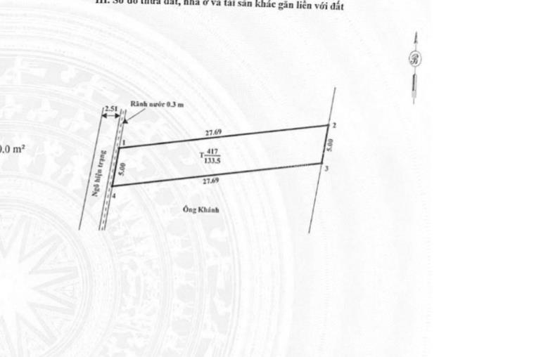 Ngân hàng thanh lý 133,5m2 đất tại td417, khu đồng minh, phương đông, uông bí, quảng ninh02643654