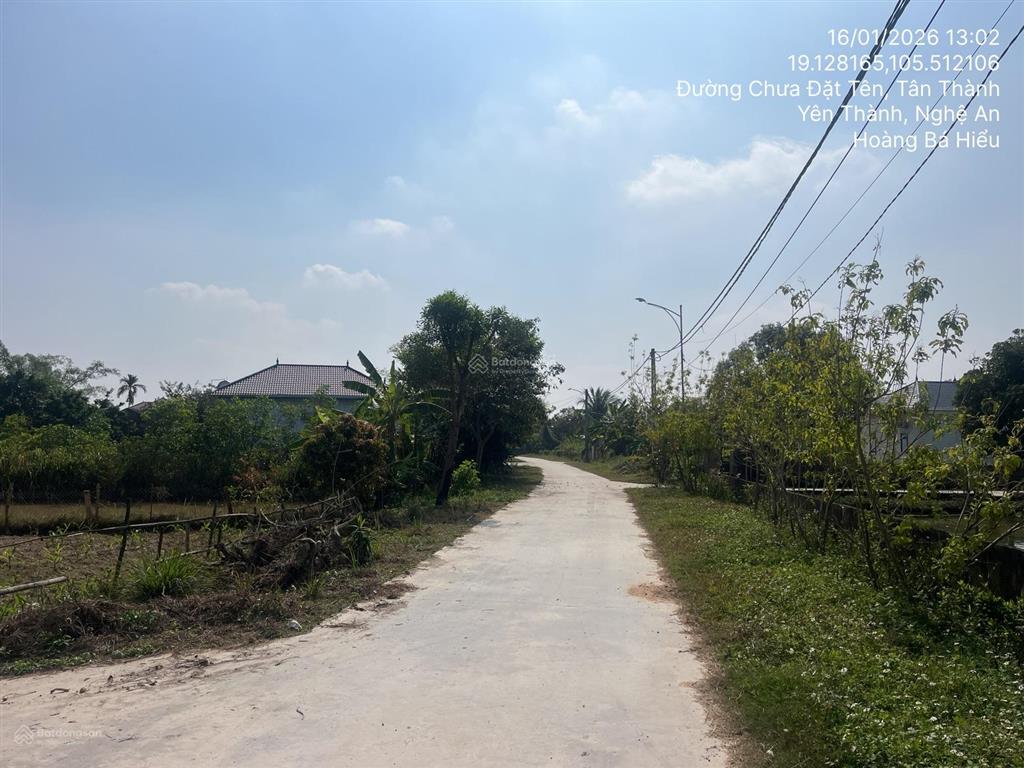 Ngân hàng thanh lý 359m2 đất tại xóm tân minh, xã tân thành, huyện yên thành, tỉnh nghệ an 03653562