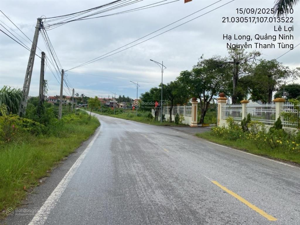 Bán 160,2m2 đất tại td274, thôn bằng xăm, xã lê lợi, thành phố hạ long, quảng ninh  04984439