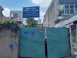 Ngân hàng thanh lý đất đẹp mặt tiền rộng tại phường tây thạnh, quận tân phú, tp. hcm