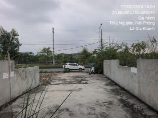 Ngân hàng thanh lý 160m2 đất tại xã gia minh, huyện thủy nguyên, thành phố hải phòng