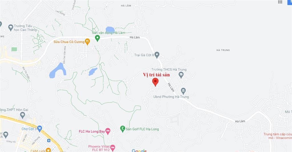 Ngân hàng thanh lý nhà riêng phường hà trung, tp hạ long, tỉnh quảng ninh