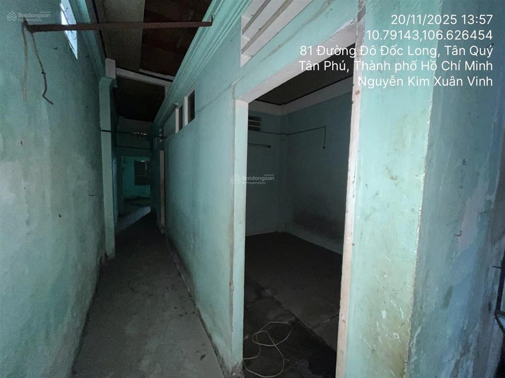 Bán nhà 81/8 đô đốc long, phường tân quý, quận tân phú, hcm  04269054
