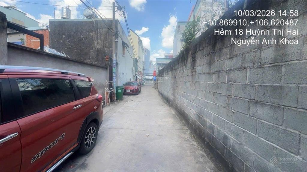 Bán nhà riêng 141.7m2 tại td836, tbd19, gần nhà số 505/14/10 quận 12, tp hcm