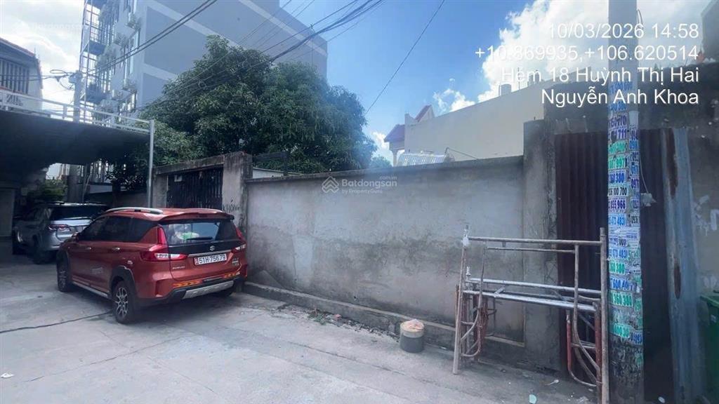 Bán nhà riêng 141.7m2 tại td836, tbd19, gần nhà số 505/14/10 quận 12, tp hcm