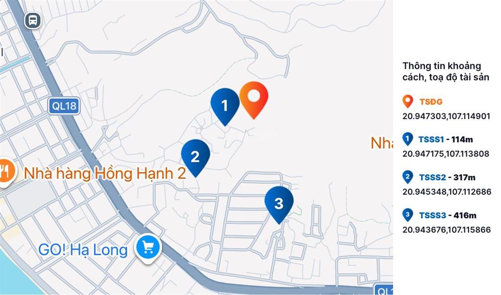 Ngân hàng thanh lý 74,5m2 đất tại tổ 4, khu 9 hồng hải, hạ long, quảng ninh