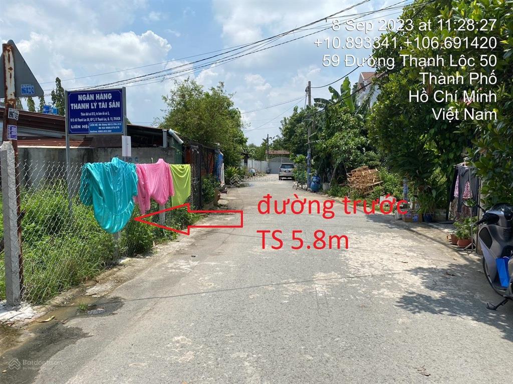 Bán tài sản tại td812, tbd3, 63 đường tl 50, khu phố 2, phường thạnh lộc, quận 12, hcm