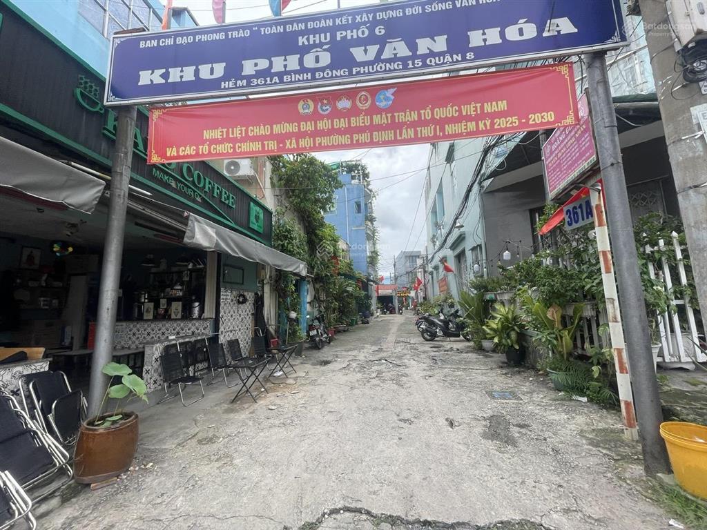 Ngân hàng thanh lý 148,7m2 nhà đất tại cư xá bình đông, phường 15, quận 8, hồ chí minh