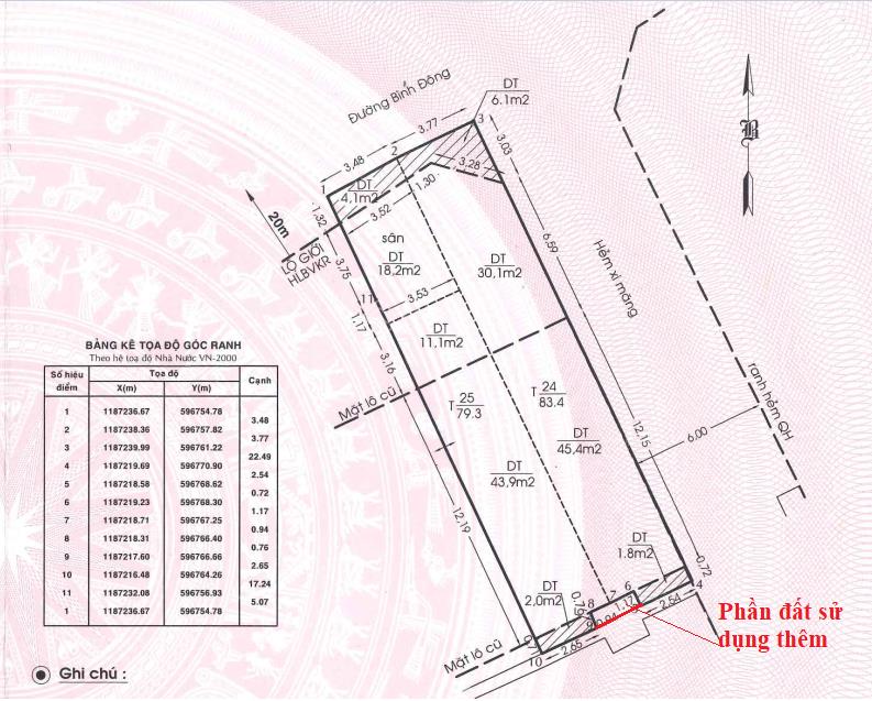 Ngân hàng thanh lý 148,7m2 nhà đất tại cư xá bình đông, phường 15, quận 8, hồ chí minh