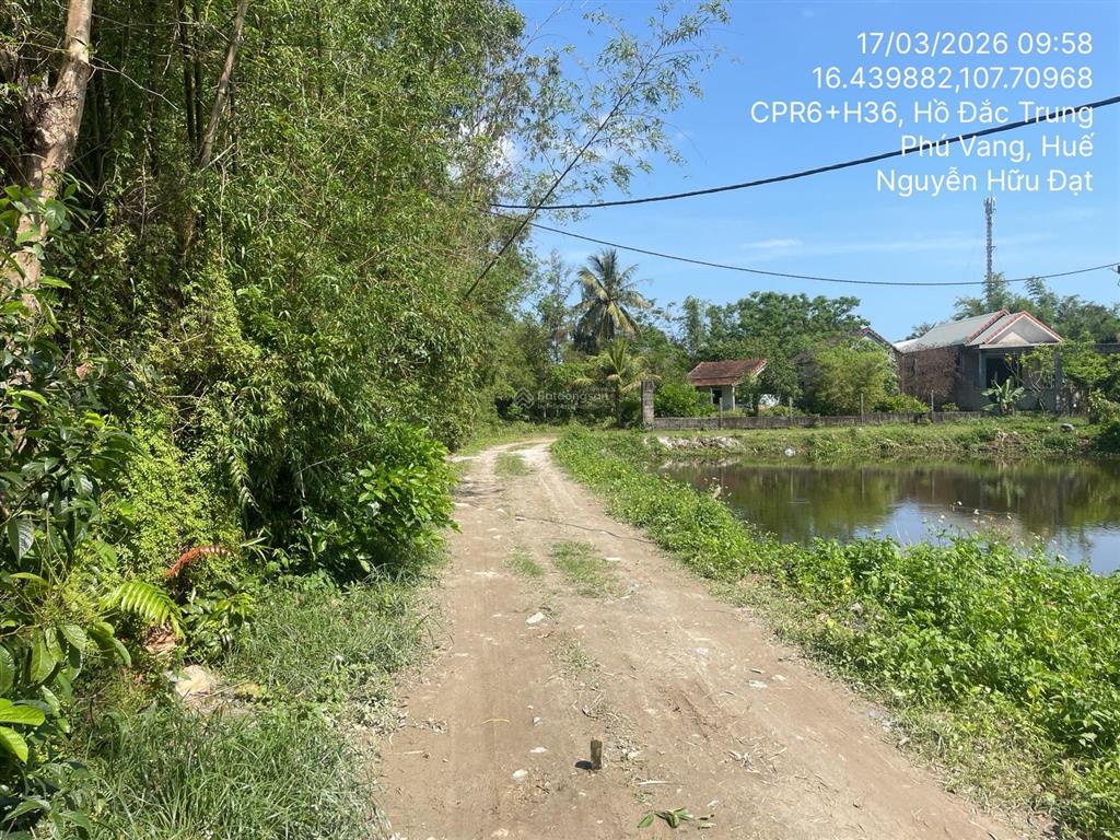 Ngân hàng thanh lý 234m2 đất tại td215, tdp hòa tây, xã phú vang, thành phố huế