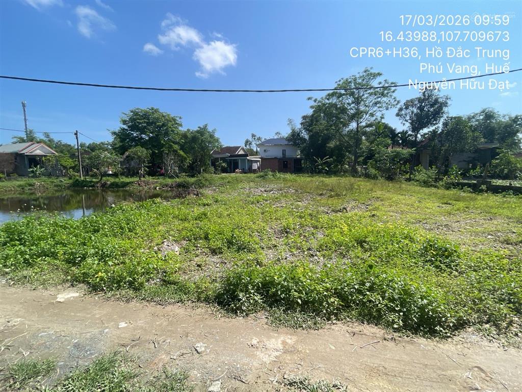 Ngân hàng thanh lý 234m2 đất tại td215, tdp hòa tây, xã phú vang, thành phố huế