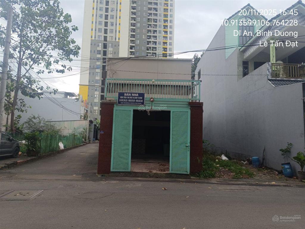 Ngân hàng bán trực tiếp 100,7m2 đất tại td2038, p. dĩ an, tp dĩ an, bình dương  03362172
