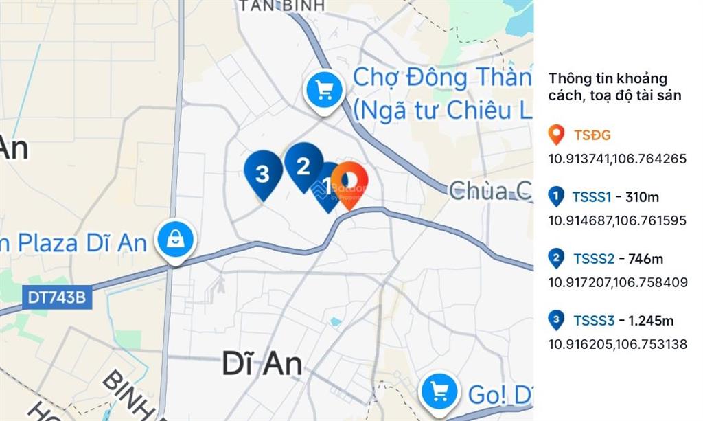 Ngân hàng bán trực tiếp 100,7m2 đất tại td2038, p. dĩ an, tp dĩ an, bình dương  03362172