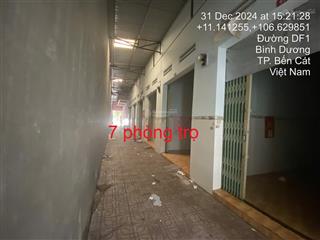 Vibamc bán dãy nhà trọ tại mặt tiền đường da4 phường chánh phú hòa, tp. bến cát, tỉnh bình dương