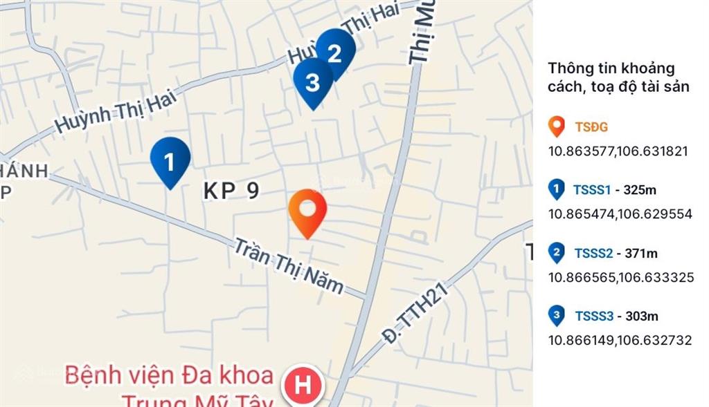 Ngân hàng bán trực tiếp 130,2m2 đất tại td821, tân chánh hiệp, quận 12, hcm (trung mỹ tây, hcm)