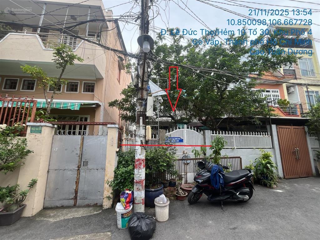 Bán đất tại td1, tbđ48, 862/44/16 lê đức thọ, gò vấp, hồ chí minh. diện tích 105m2
