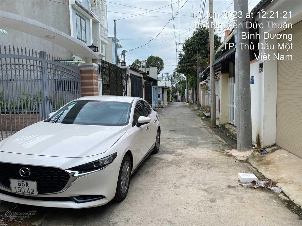 Bán nhà tại hẻm 122/25 đường nguyễn đức thuận, hiệp thành, thủ dầu một, bình dương03514564