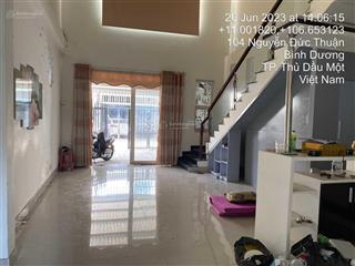 Bán nhà tại hẻm 122/25 đường nguyễn đức thuận, hiệp thành, thủ dầu một, bình dương03514564