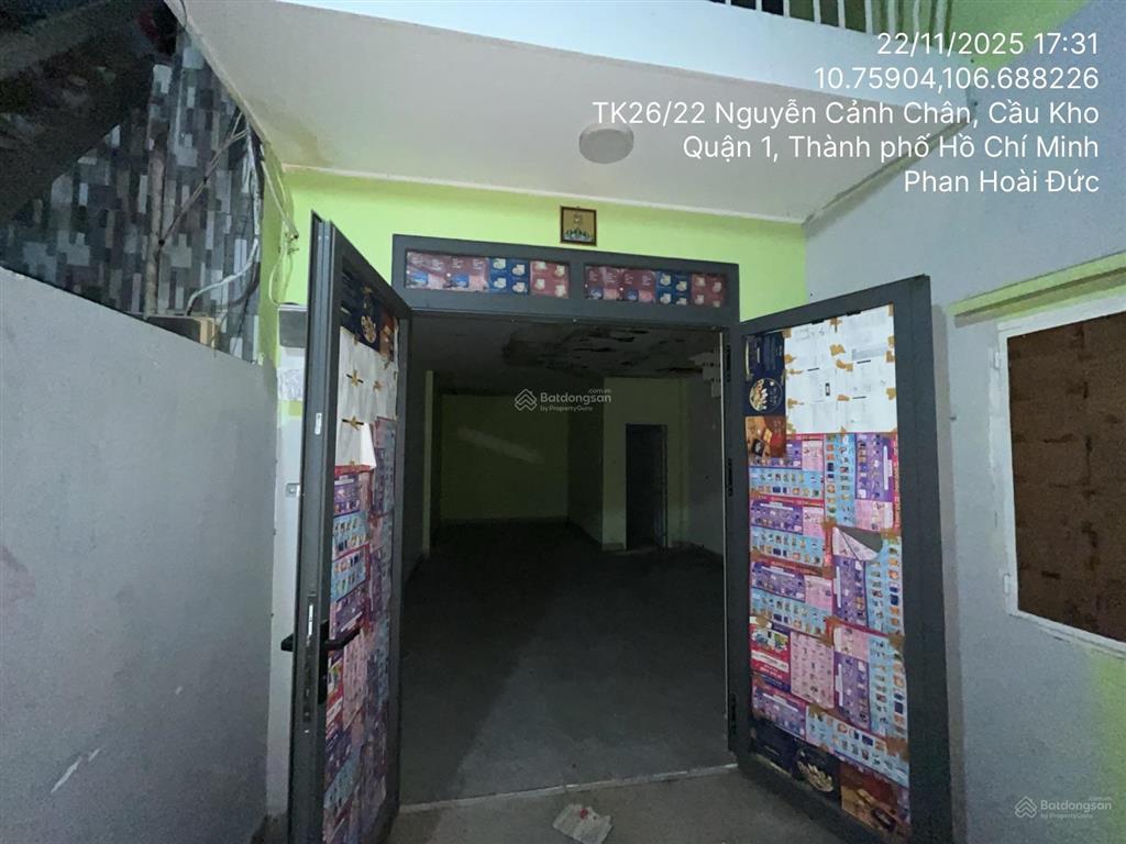 Bán đất tại td26, trần hưng đạo, cầu kho, quận 1, 46m2, giá siêu hời01830952