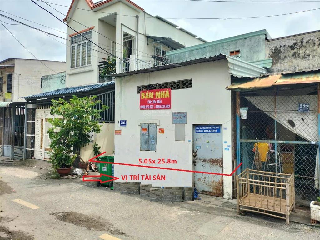 Ngân hàng thanh lý tài sản tại địa chỉ 226 đường ht05, khu phố 3, hiệp thành, quận 12, hcm03025577