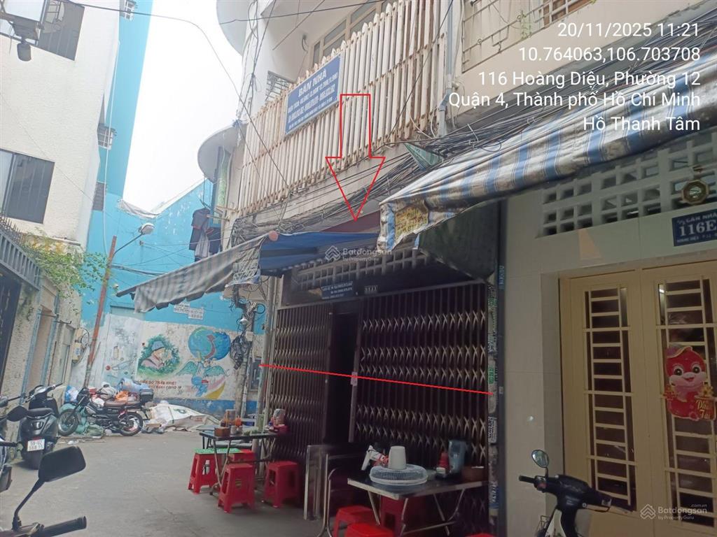 Ngân hàng thanh lý td10, đất phố hoàng diệu, quận 4, hồ chí minh. diện tích 48,6 m2  03382962