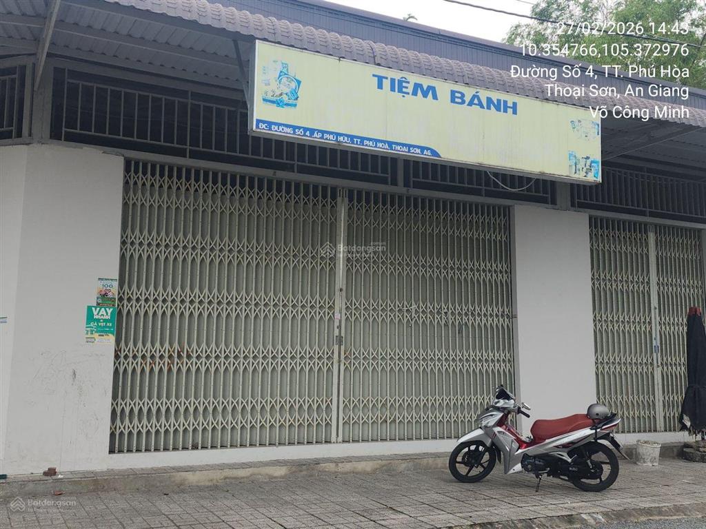 Bán nhà phố tại td570571 tbd77 thị trấn phú hòa, huyện thoại sơn, tỉnh an giang02566462