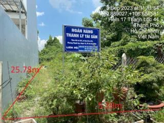 Bán đất thửa 631 hẻm 17 của đường thạnh lộc 44, phường thạnh lộc, quận 12, tp. hcm