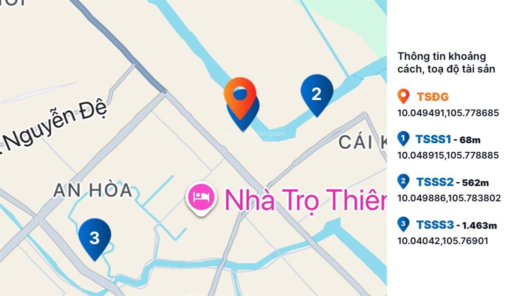 Ngân hàng bán trực tiếp 74.4m2, tại td169, hẻm 70, cách mạng tháng tám, cái khế, cần thơ04889770