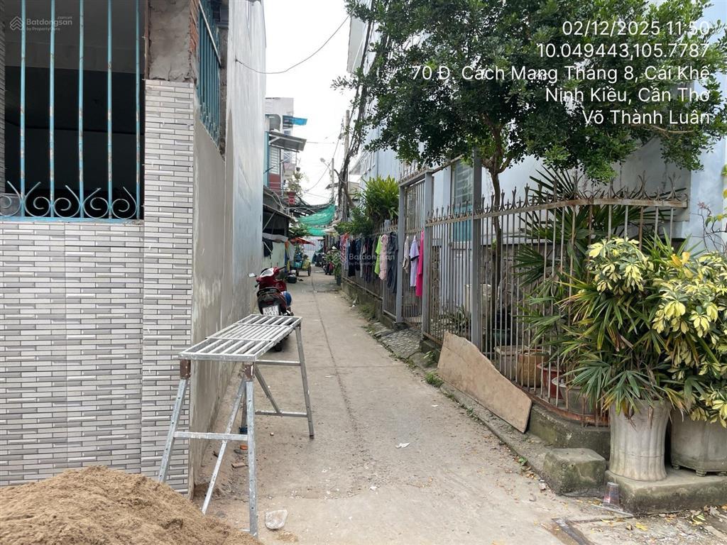 Ngân hàng bán trực tiếp 74.4m2, tại td169, hẻm 70, cách mạng tháng tám, cái khế, cần thơ04889770