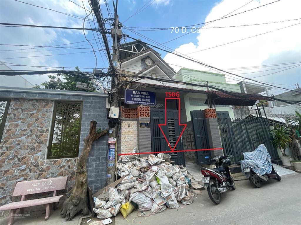 Ngân hàng bán trực tiếp 74.4m2, tại td169, hẻm 70, cách mạng tháng tám, cái khế, cần thơ04889770