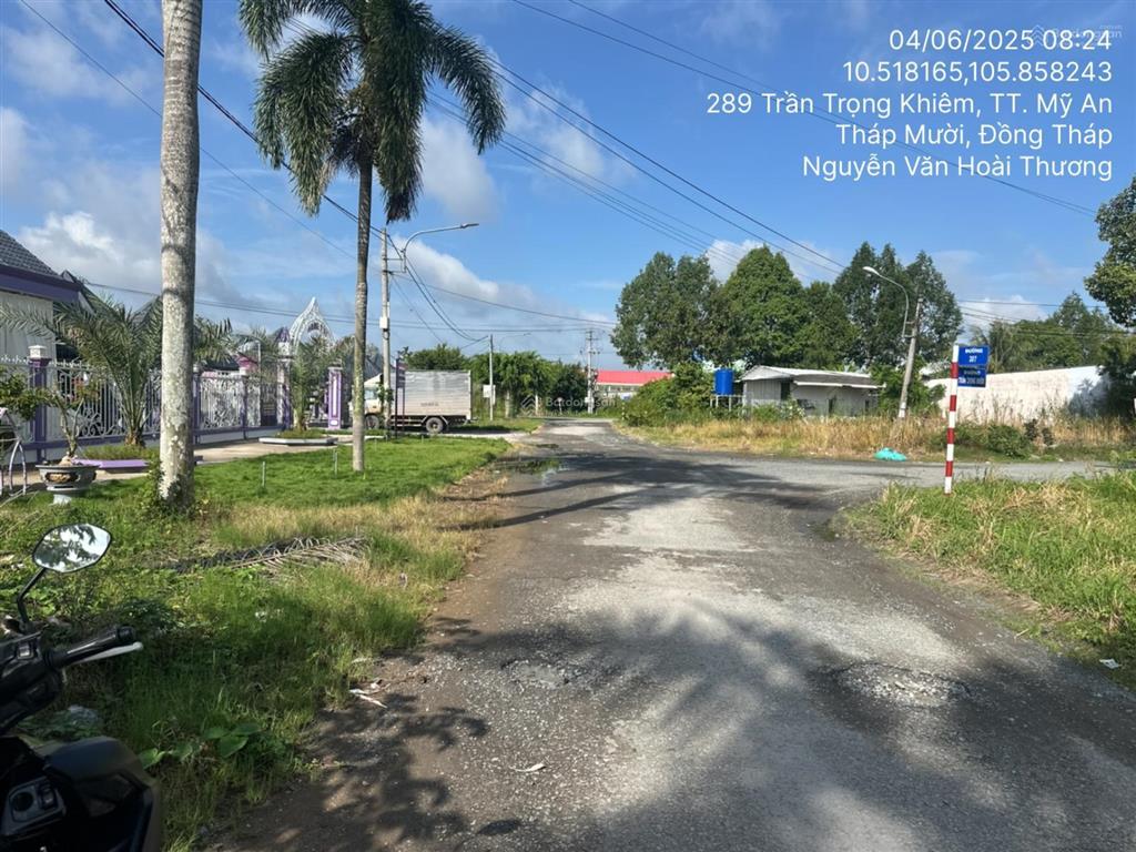 Bán đất 300m2 tại td81, thị trấn mỹ an, huyện tháp mười, tỉnh đồng tháp  0868 999 ***
