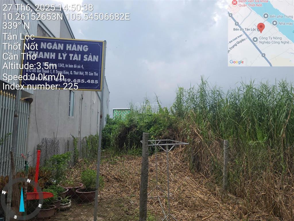 Ngân hàng thanh lý tài sản tại khu vực qui thạnh 1, phường trung kiên, quận thốt nốt  02464390