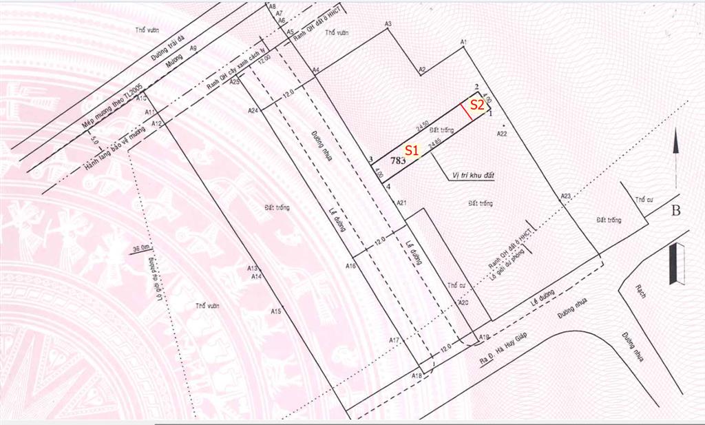 Bán đất hẻm 63, gần nhà số 63/10, thạnh lộc 40, phường thạnh lộc, quận 12, hcm, 98,6m2