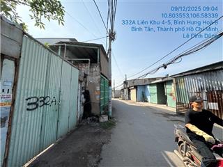 Ngân hàng bán trực tiếp, bán nhanh 287.3m2 đất tại 322b liên khu 4  5, kp4, bình tân, hcm