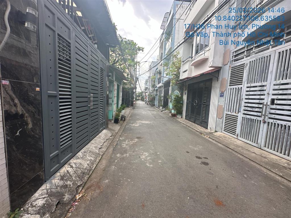 Bán nhà riêng 76,9m2 tại td10, tbd188, 331/70/36h phan huy ích, p14, gò vấp, hcm