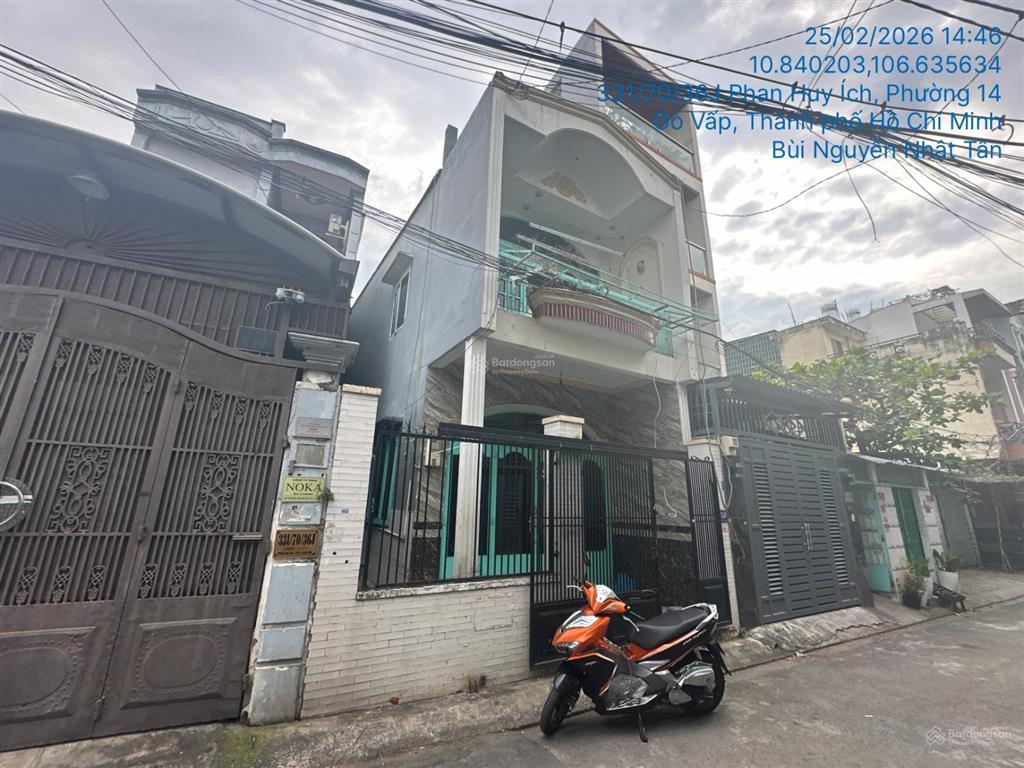 Bán nhà riêng 76,9m2 tại td10, tbd188, 331/70/36h phan huy ích, p14, gò vấp, hcm