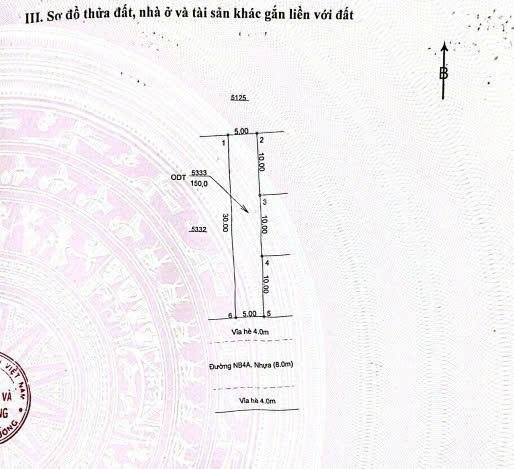 Ngân hàng thanh lý đất tại thửa đất số 5333, mỹ phước, bến cát, bình dương, 150m203119139