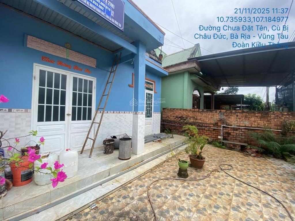 Ngân hàng thanh lý đất thửa 843, cù bị, châu đức, bà rịa vũng tàu, 312,4 m2  02604650