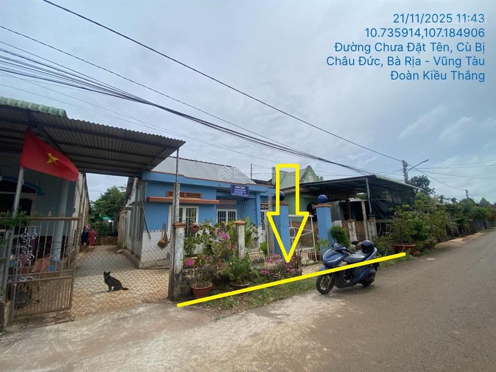 Ngân hàng thanh lý đất thửa 843, cù bị, châu đức, bà rịa vũng tàu, 312,4 m2  02604650