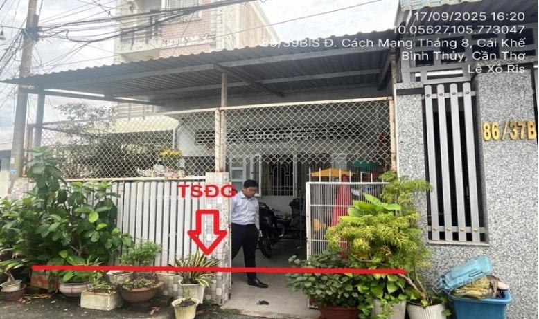 Ngân hàng bán trực tiếp tài sản tại đường cmt8, an thới, thành phố cần thơ, 3.8 tỷ03196506