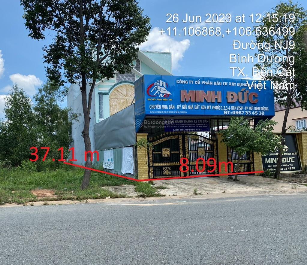 Ngân hàng thanh lý td22822363 tại đường nj9, khu dc ấp 3b, phường thới hòa, bến cát02276309