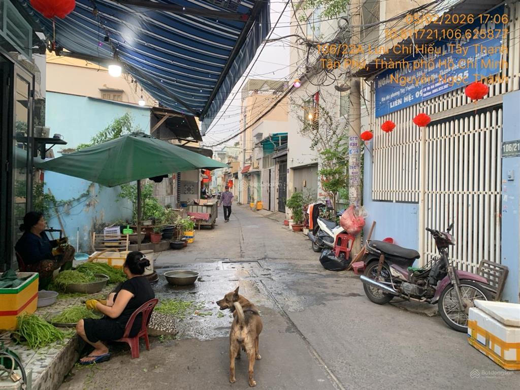Bán đất tặng nhà thửa số 568, t72, tây thạnh, tân phú, hcm, 212,1m2