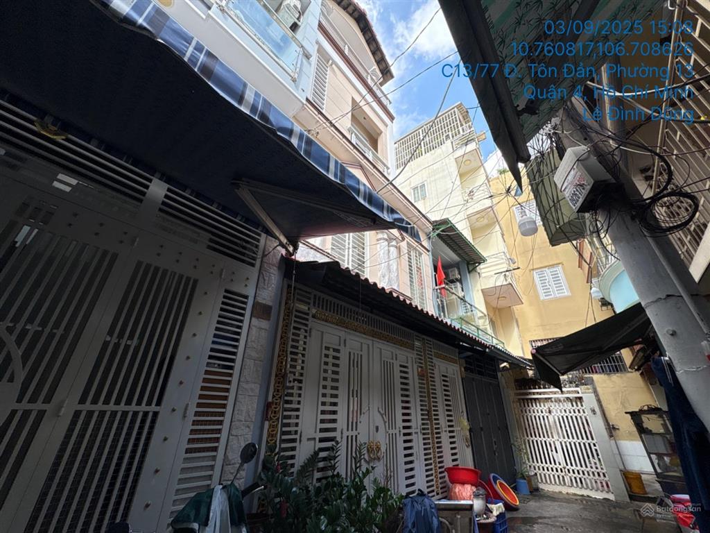 Bán nhà tại c13/67a tôn đản, phường 13, quận 4, hồ chí minh, 95m2, nhiều tiện ích  03340265