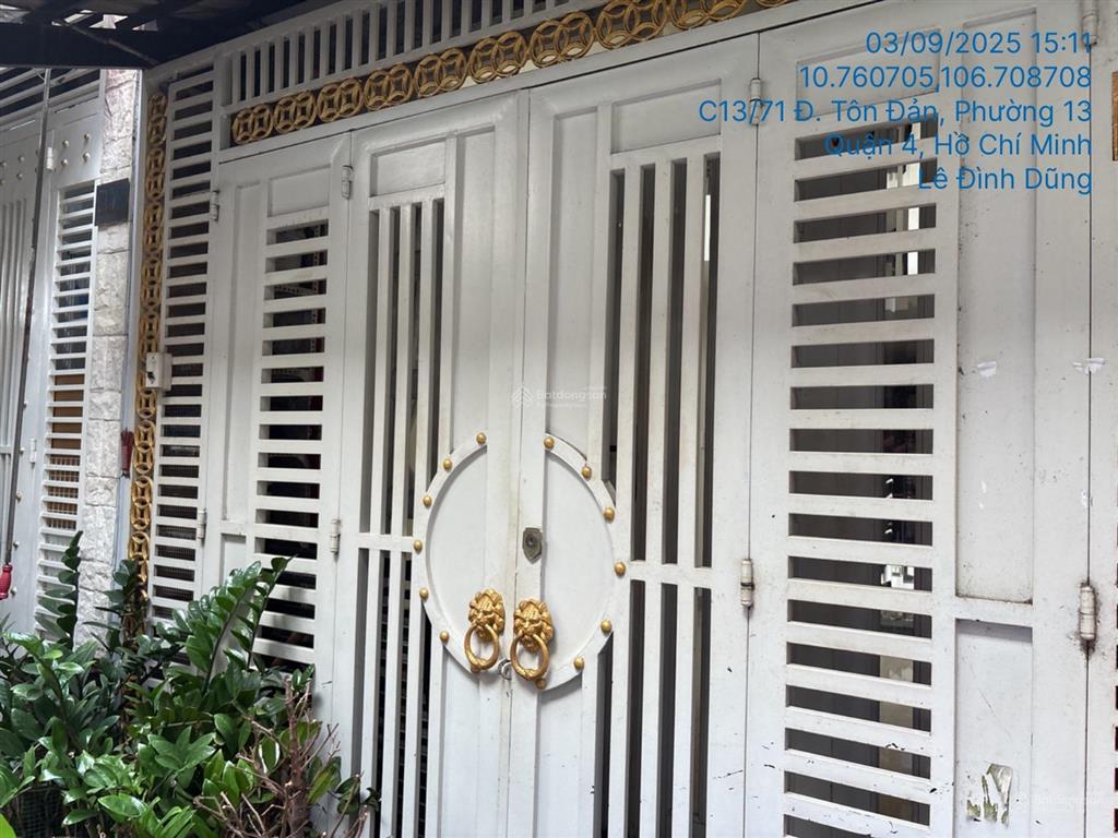 Bán nhà tại c13/67a tôn đản, phường 13, quận 4, hồ chí minh, 95m2, nhiều tiện ích  03340265