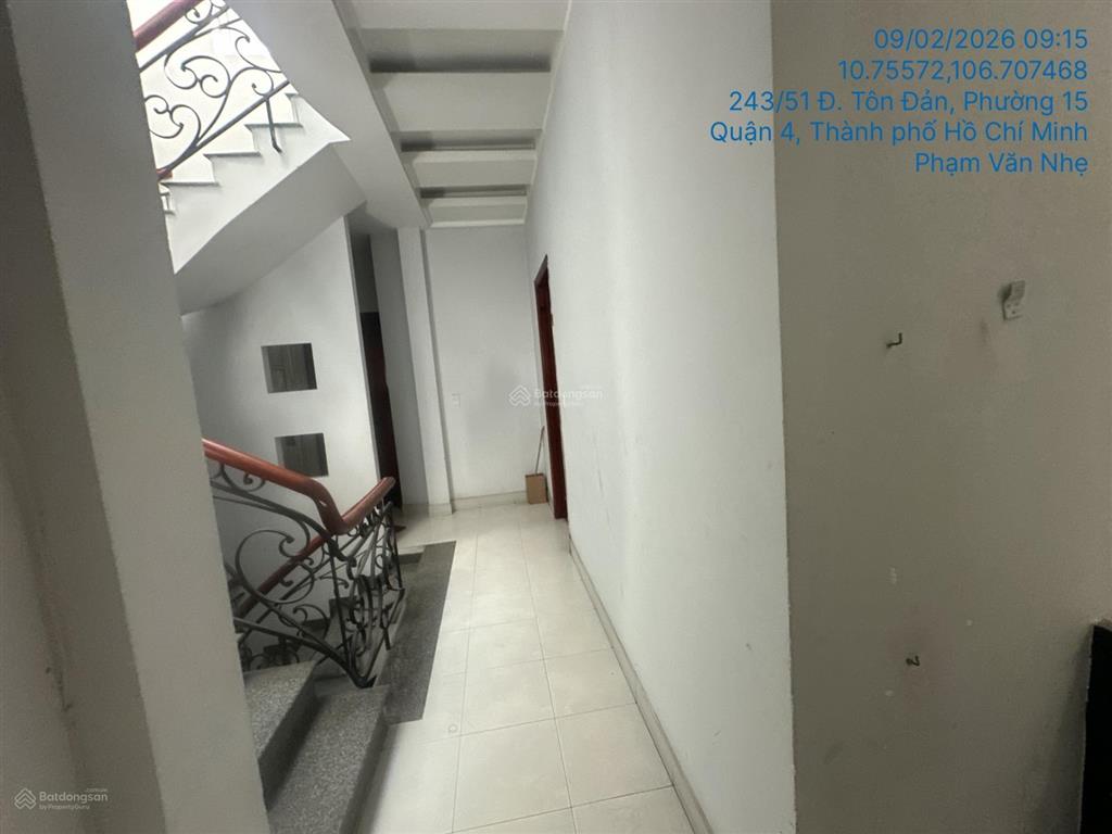 Bán nhà riêng tại 243/47 tôn đản, phường 15, quận 4, hcm, 93.4m2  03555411