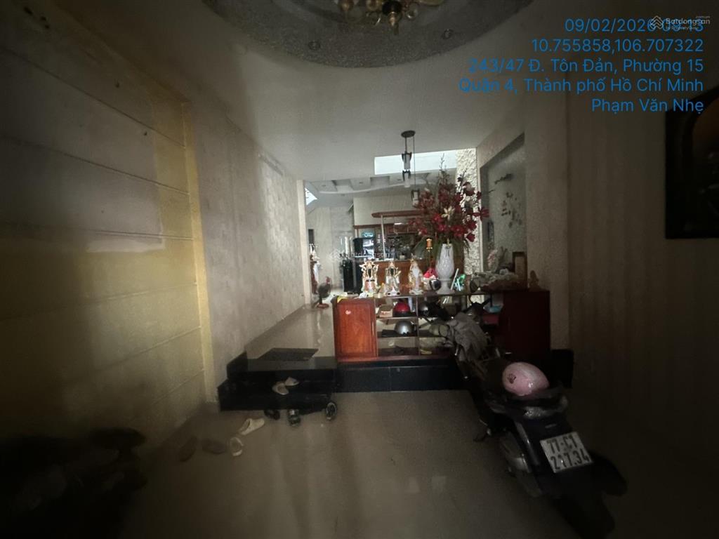 Bán nhà riêng tại 243/47 tôn đản, phường 15, quận 4, hcm, 93.4m2  03555411